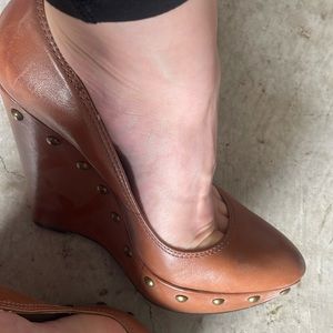 Beautiful Cognac Wedges